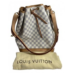 Louis Vuitton Noe drawstring bucket bag in Damier Azur